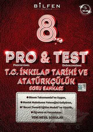 Bilfen 8. Sınıf T.C. İnkilap Tarihi ve Atatürkçülük Pro & Test Soru Bankası