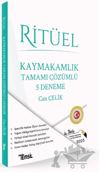 Ritüel Kaymakamlık Tamamı Çözümlü 5 Deneme