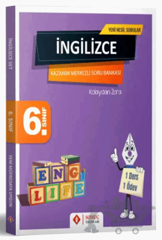6. Sınıf İngilizce Kazanım Merkezli Soru Bankası Seti