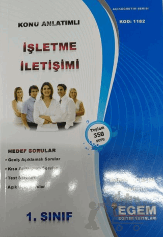 AÖF 1. Sınıf İşletme İletişimi Konu Anlatımlı Kod: 1182