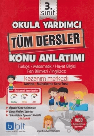 3. Sınıf Okula Yardımcı Tüm Dersler Konu Anlatımı
