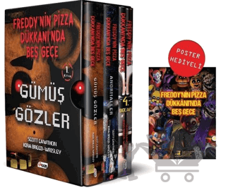 Freddy'nin Pizza Dükkanı'nda Beş Gece Serisi Seti (3 Kitap Takım)