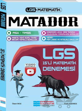 LGS Matador Video Çözümlü 15'li Matematik Denemesi