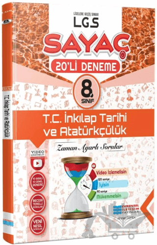 8. Sınıf LGS Sayaç T.C. İnkılap Tarihi ve Atatürkçülük 20'li Deneme