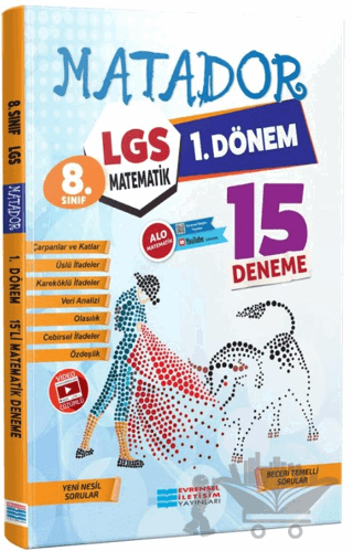 8. Sınıf LGS Matematik 1. Dönem 15 Deneme
