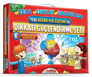Yeni Neuro-Via Sistemi ile Dikkati Güçlendirme Seti 5 Yaş