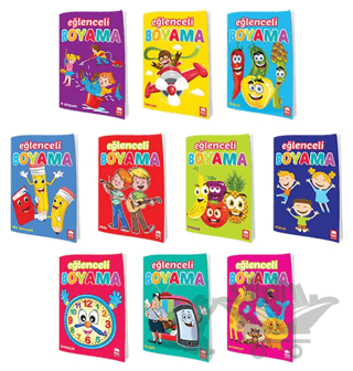 Eğlenceli Boyama Seti - 10 Kitap Takım