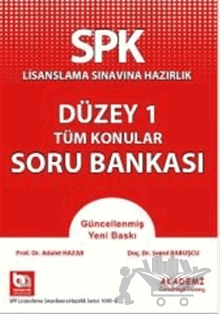 SPK Lisanslama Sınavına Hazırlık Düzey 1 - Tüm Konular Soru Bankası