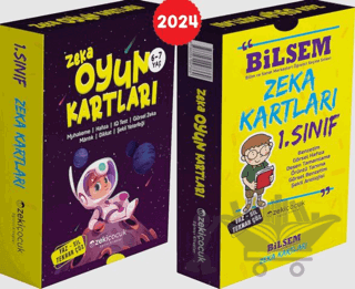 1. sınıf Bilsem Zeka Kartları / 6-7 Yaş Zeka Oyun Kartları