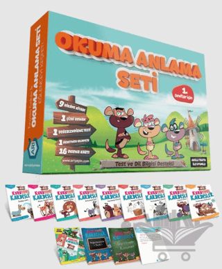 1. Sınıflar İçin Kuruyemiş Kardeşler ile Okuma Anlama Seti