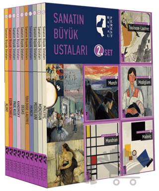 Sanatın Büyük Ustaları 2.Set (10 Kitap Takım)