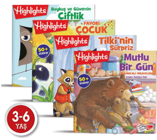Highlights Sticker Bulmacalı Hikayeler (4 Kitap Takım)