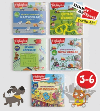 Highlights Sticker Eğlenceli Etkinliklerle Hikayeli Bulmaca 5'li Set
