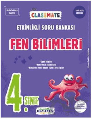 4. Sınıf Fen Bilimleri Classmate Etkinlikli Soru Bankası