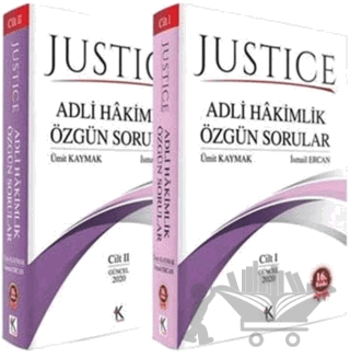 Justice Adli Hakimlik Özgün Sorular (2 Cilt Takım)