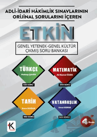 Etkin Genel Yetenek - Genel Kültür Çıkmış Soru Bankası