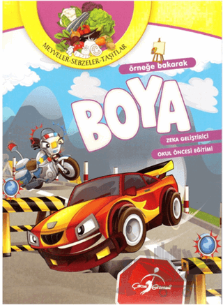 Örneğe Bakarak Boya Meyveler - Sebzeler - Taşıtlar