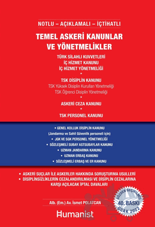 Temel Askeri Kanunlar ve Yönetmelikler