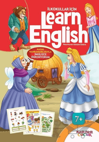 İlkokullar İçin Learn English (Kırmızı)