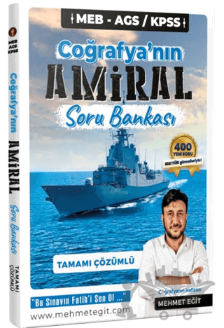 KPSS Coğrafya Amiral Soru Bankası Tamamı Çözümlü