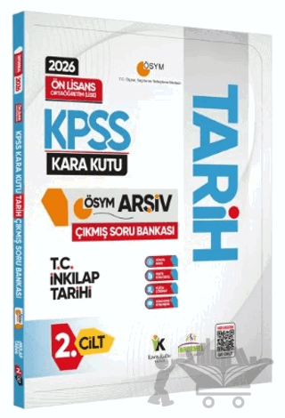 2026 KPSS Önlisans/Ortaöğretim Tarihin Kara Kutusu 2.Cilt ÖSYM Çıkmış Soru Bankası Konu Özetli Çözümlü