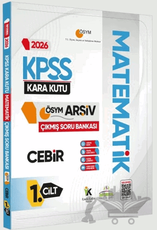 2026 KPSS Matematik Kara Kutu 1.Cilt Cebir Çıkmış Soru Bankası Konu Özetli Dijital Çözümlü