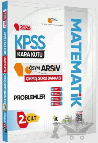 2026 KPSS Matematik Kara Kutu 2. Cilt Problemler ÖSYM Çıkmış Soru Bankası Dijital Çözümlü