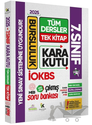 2025 7.sınıf İokbs Bursluluk Tüm Dersler Çıkmış Soru Bankası Tek Kitap Yeni Sistem Tamamı Çözümlü
