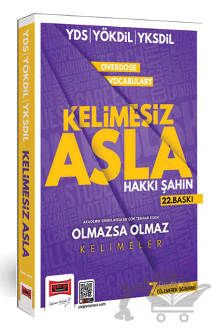 2024 YDS YÖKDİL YKSDİL Overdose Vocabulary Kelimesiz Asla
