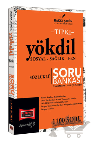 2024 Tıpkı YÖKDİL Sosyal - Sağlık - Fen Sözlüklü Tamamı Detaylı Çözümlü Soru Bankası