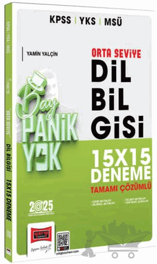 2025 KPSS YKS MSÜ Tamamı Çözümlü Panik Yok Orta Seviye Dil Bilgisi 15x15 Deneme