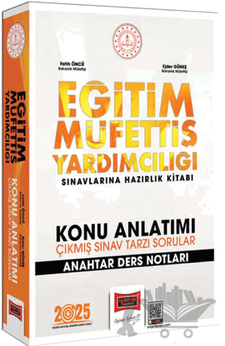 2025 Eğitim Müfettiş Yardımcılığı Sınavlarına Hazırlık Konu Anlatımı Anahtar Ders Notları