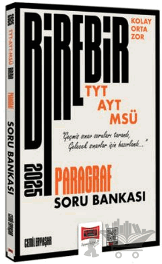 2025 TYT-AYT-MSÜ Kolay-Orta-Zor Paragraf Soru Bankası