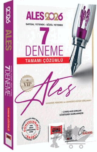 2026 ALES VIP Sayısal-Sözel Yetenek Tamamı Çözümlü 7 Deneme