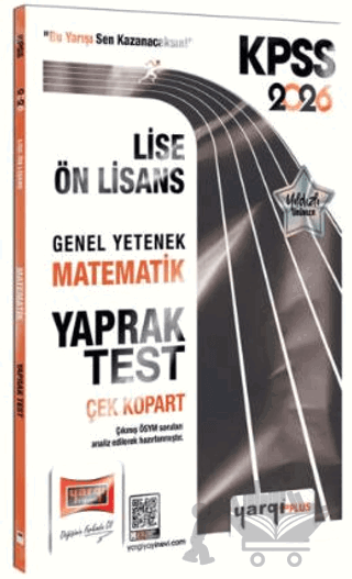 2026 KPSS Lise-Ön Lisans Genel Yetenek Matematik Çek Kopart Yaprak Test