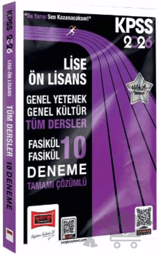 2026 KPSS GK-GY Lise Ön Lisans Tüm Dersler Fasikül Fasikül Tamamı Çözümlü 10 Deneme
