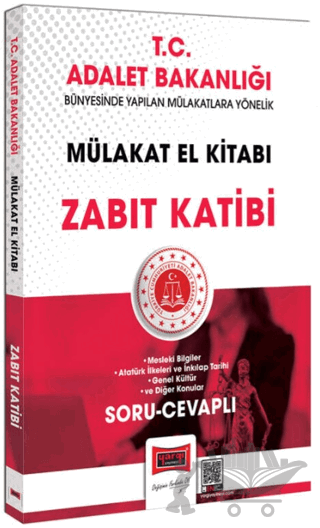 T.C. Adalet Bakanlığı Zabıt Katibi Mülakat El Kitabı Soru Cevaplı