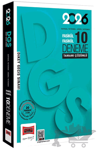 2026 DGS Sayısal-Sözel Yetenek Tamamı Çözümlü 10 Deneme