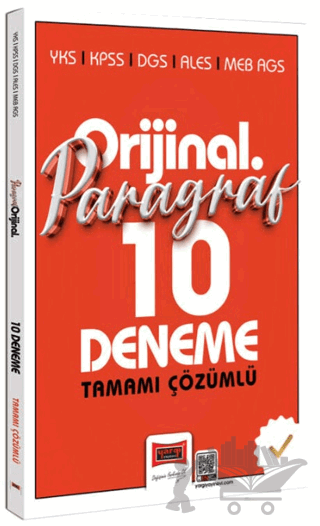 YKS KPSS DGS ALES MEB-AGS Orijinal Paragraf Tamamı Çözümlü 10 Deneme