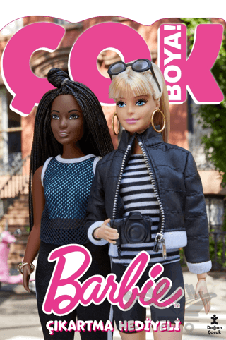 Barbie Çok Boya Çıkartmalı Dev Boyama Kitabı
