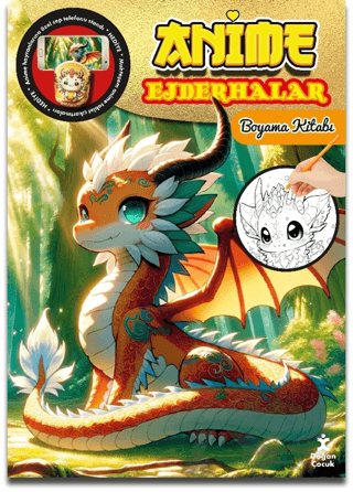 Anime Ejderhalar Boyama Kitabı