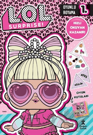 Lol Surprise! Oyunlu Boyama 1 - Hızlı Okuyan Kazanır!
