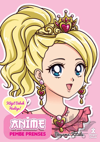 Anime Pembe Prenses Boyama Kitabı
