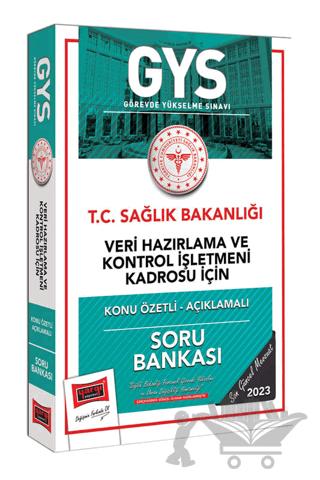 Yargı Yayınları 2023 Sağlık Bakanlığı Veri Hazırlama ve Kontrol İşletmeni Kadrosu İçin Konu Özetli Açıklamalı Soru Bankası