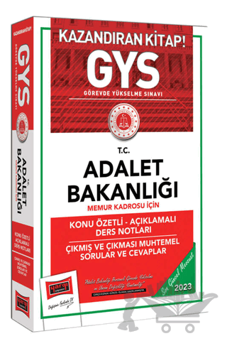 Yargı Yayınları 2023 Adalet Bakanlığı GYS Memur Kadrosu İçin Konu Özetli Açıklamalı Ders Notları Çıkması Muhtemel Sorular ve Cevaplar