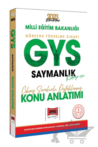 Yargı Yayınları 2023 MEB GYS Saymanlık Kadrosu İçin Çıkmış Sorularla Desteklenmiş Konu Anlatımı