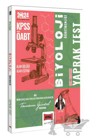 2024 KPSS ÖABT Biyoloji Öğretmenliği Yaprak Test
