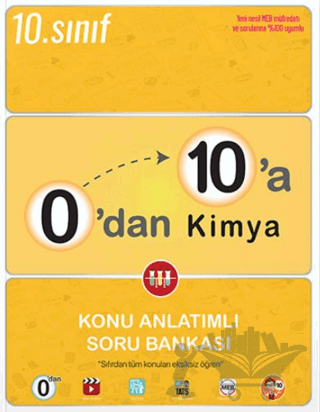 0'dan 10'a Kimya Konu Anlatımlı Soru Bankası