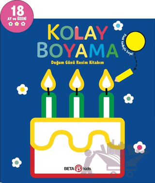 Kolay Boyama - Doğum Günü Resim Kitabım