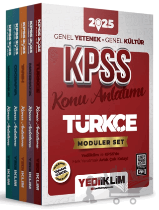 2025 KPSS Genel Yetenek Genel Kültür Konu Anlatımlı Modüler Set